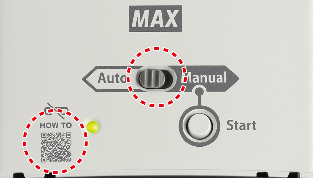 eh70f2 auto manual stapling mode